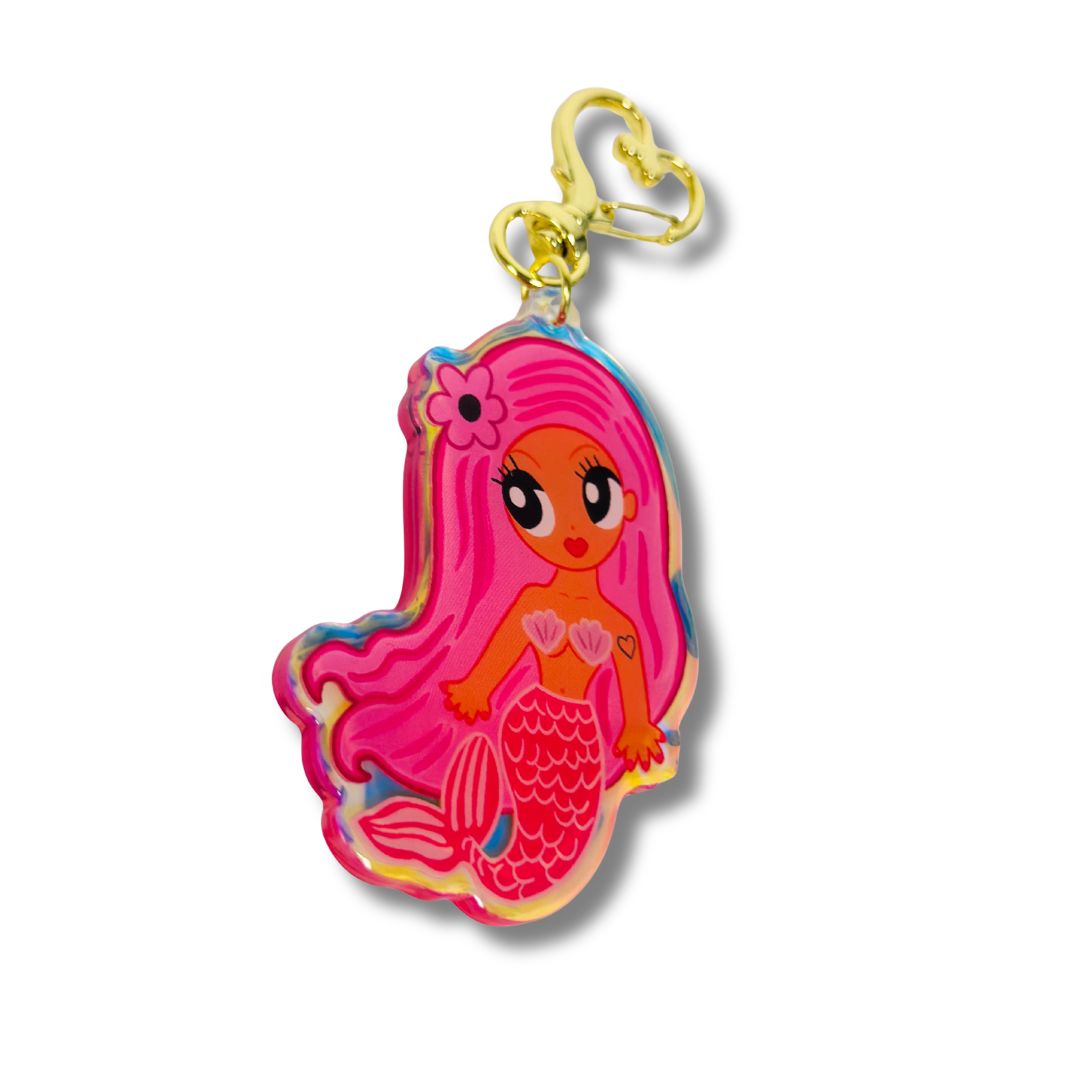 Pink Mermaid Girl