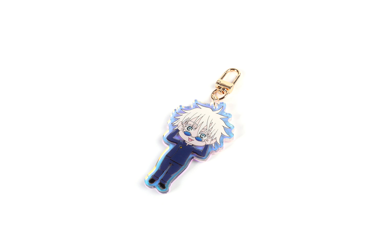 Gojo Saturo- Jujutsu Kaisen- Keychain Epoxy acrylic keychains / Rainbow finish