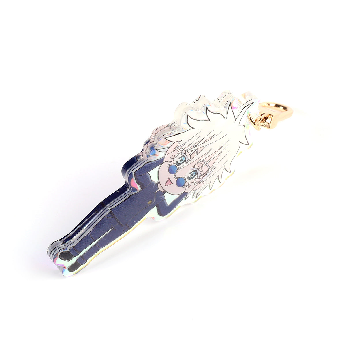 Gojo Saturo- Jujutsu Kaisen- Keychain Epoxy acrylic keychains / Rainbow finish