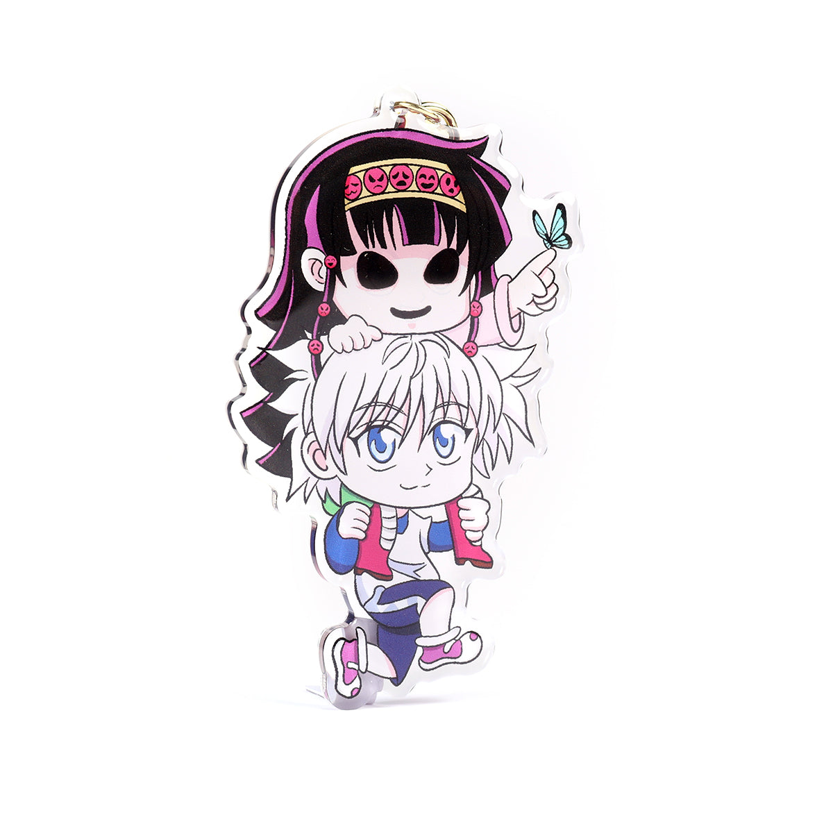Killua and Alluka/Nanika- HunterxHunter- Epoxy acrylic keychains