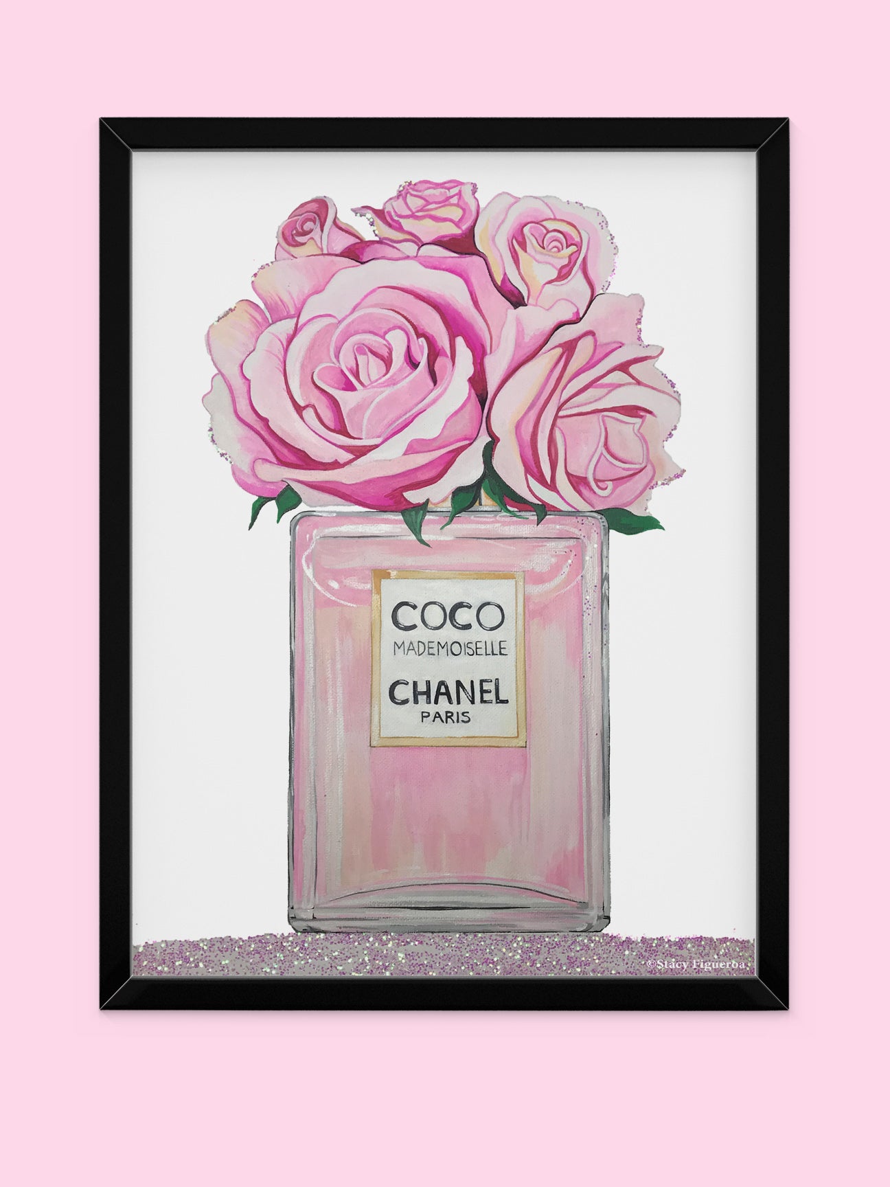Pink Roses CC Illustration