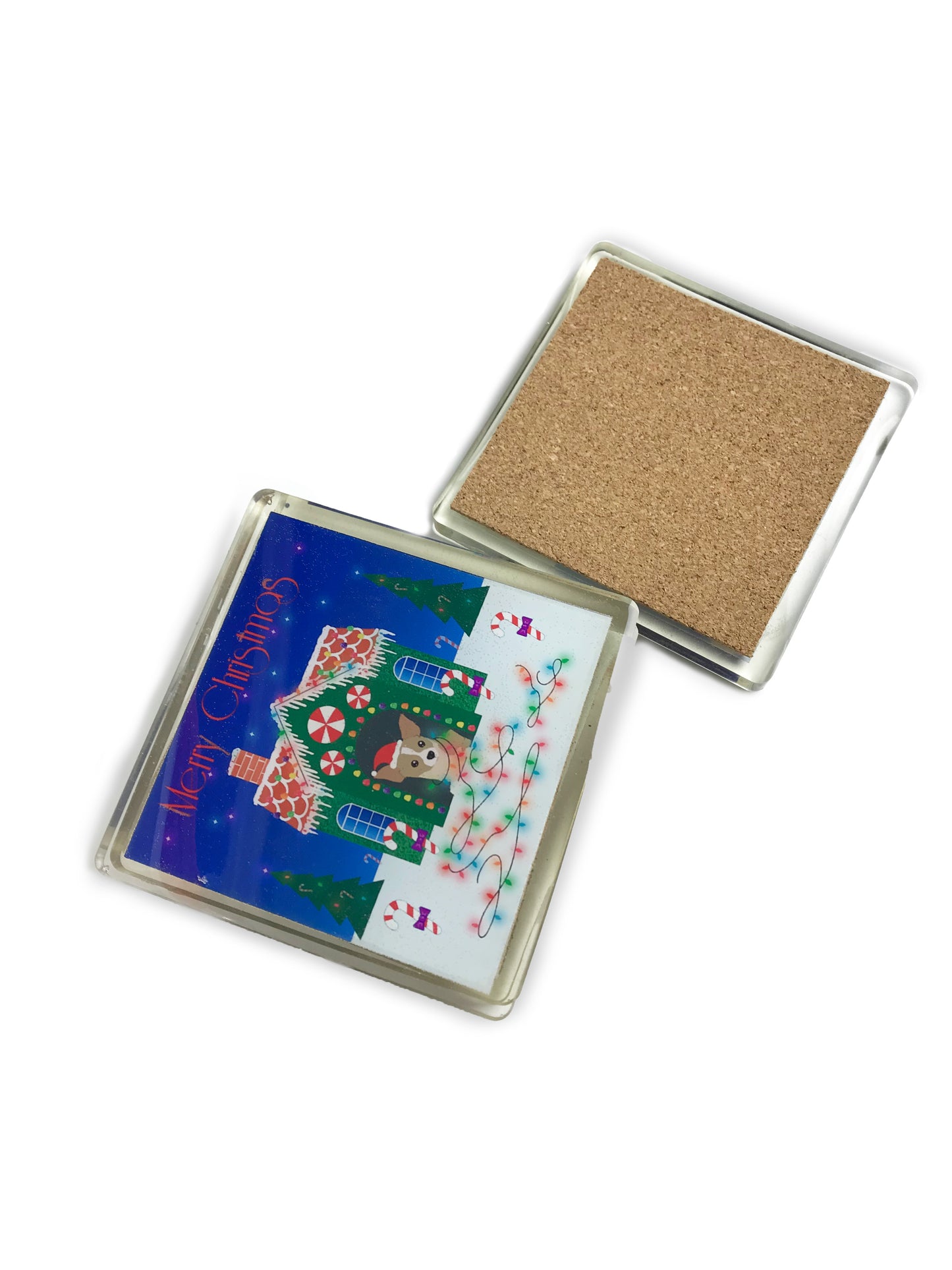 Merry Christmas Chihuahua Coasters