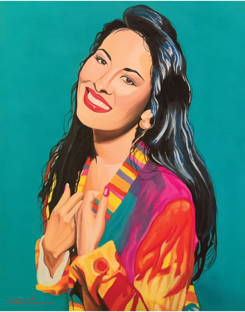 Selena Turqouise Background