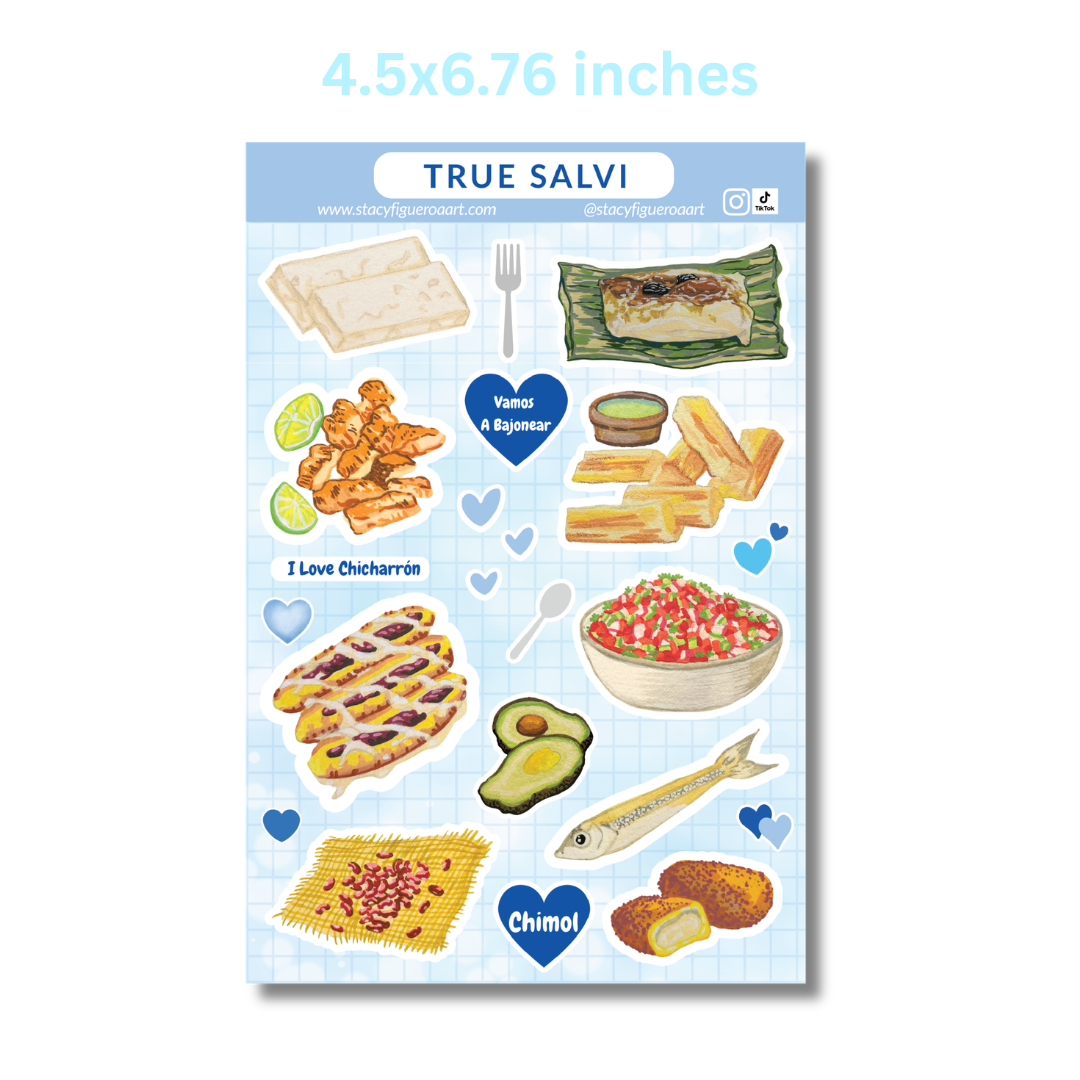True Salvi Sticker Sheet