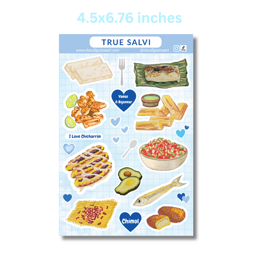 True Salvi Sticker Sheet