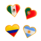 I Love My Country Pins