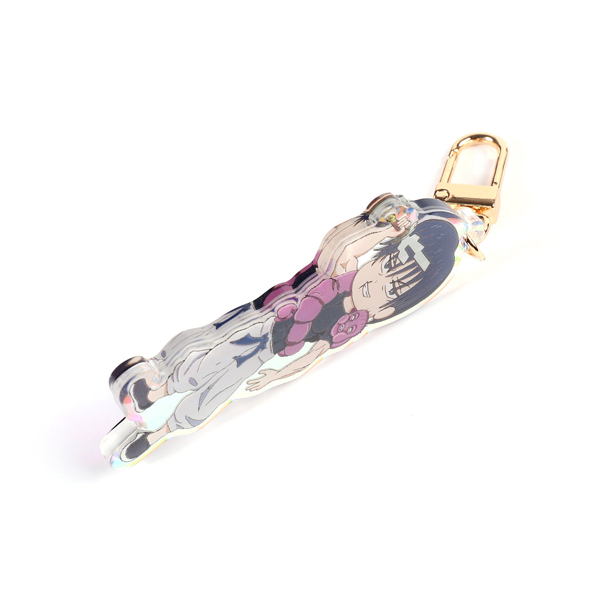 Toji- Jujutsu Kaisen- Keychain Epoxy acrylic keychains / Rainbow finish