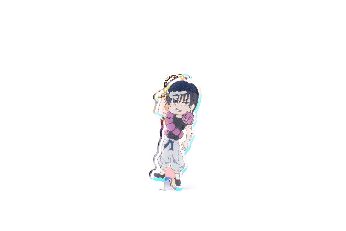 Toji- Jujutsu Kaisen- Keychain Epoxy acrylic keychains / Rainbow finish