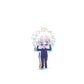 Gojo Saturo- Jujutsu Kaisen- Keychain Epoxy acrylic keychains / Rainbow finish