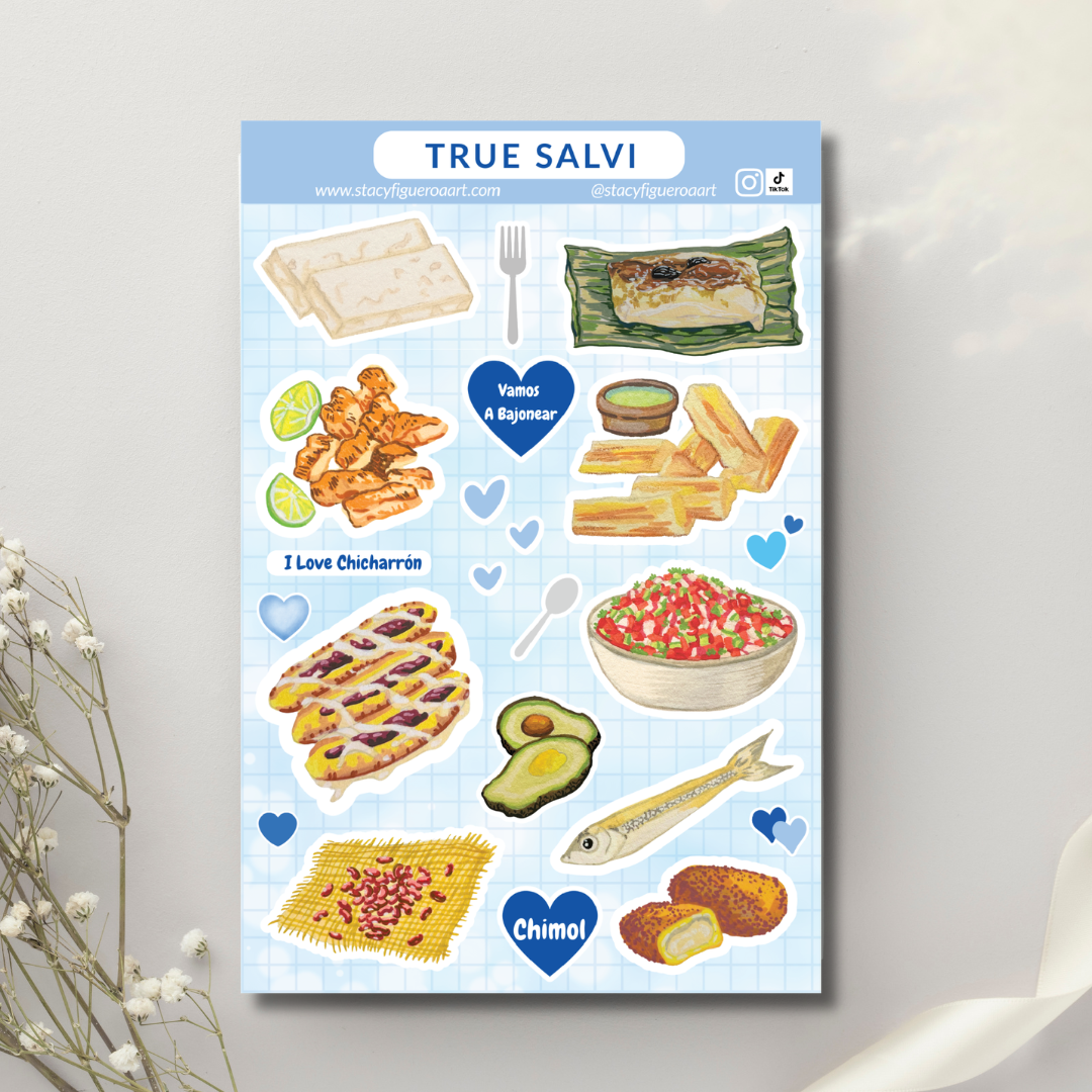 True Salvi Sticker Sheet