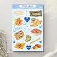 Salvi Snacks Sticker Sheet