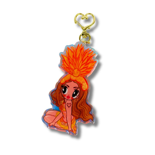 Orange Tropical Girl