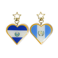 Central America Flags Keychains