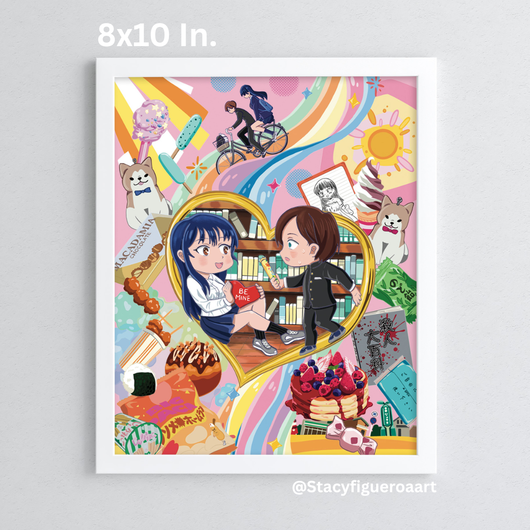 Foodie Duo Sweet Hearts- Art Print