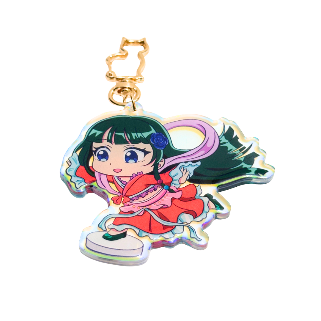 Herbology Girl Jumping on Chess Piece