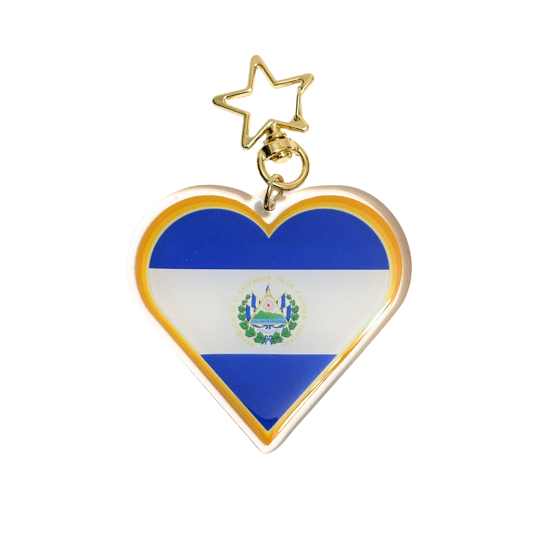 Central America Flags Keychains