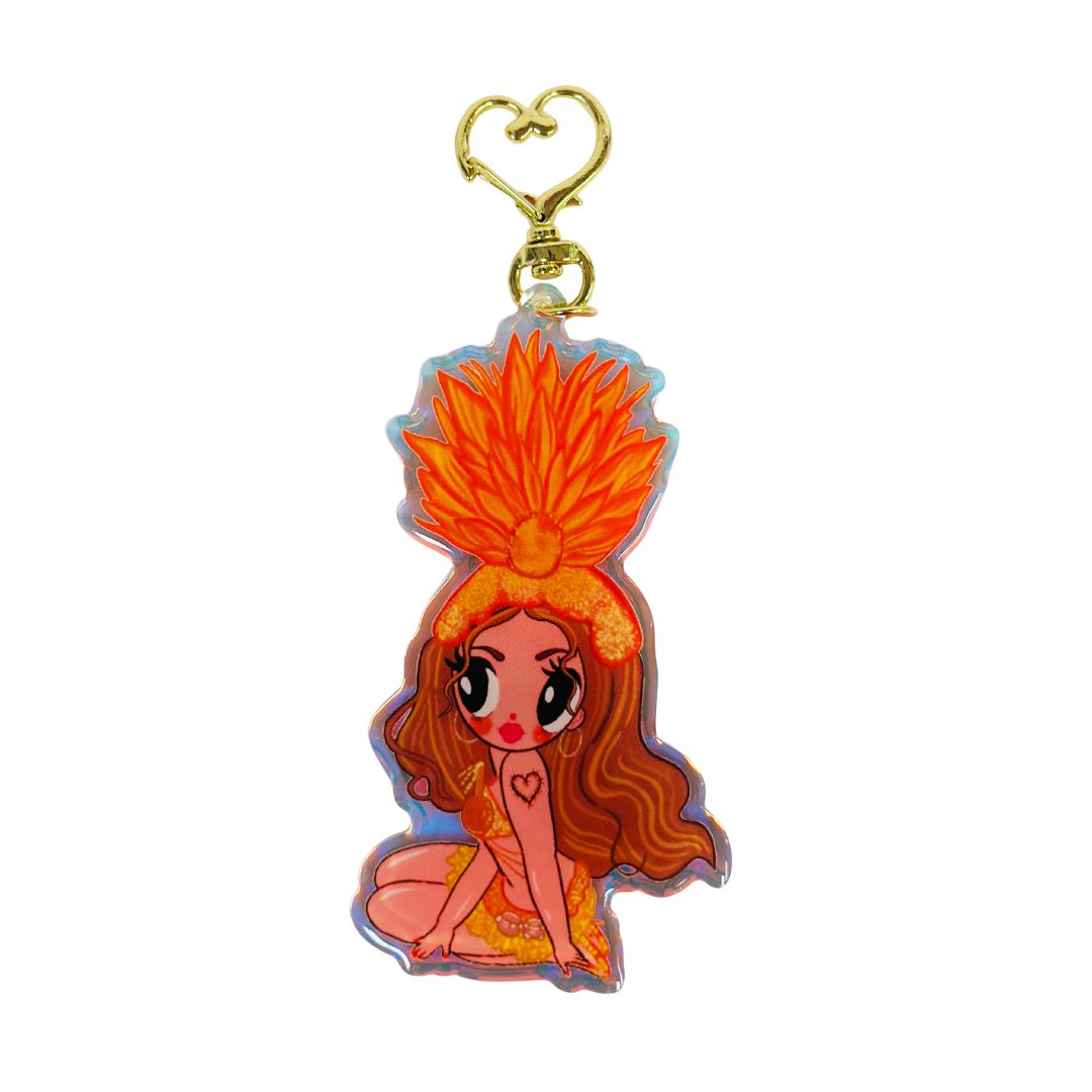 Orange Tropical Girl