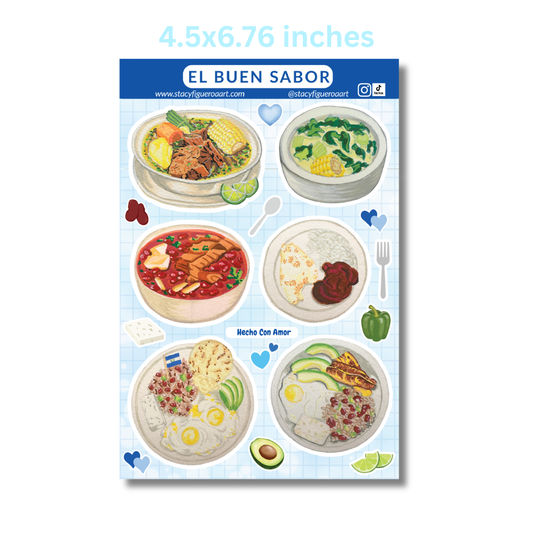 El Buen Sabor Sticker Sheet