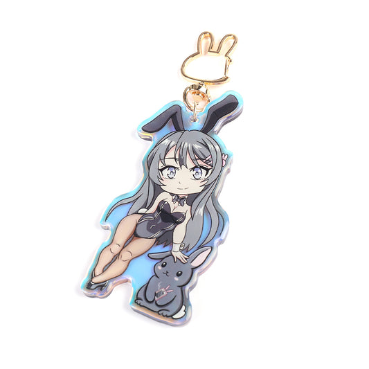 Mai Sakurajima -Bunny Girl Senpai -Epoxy acrylic keychain