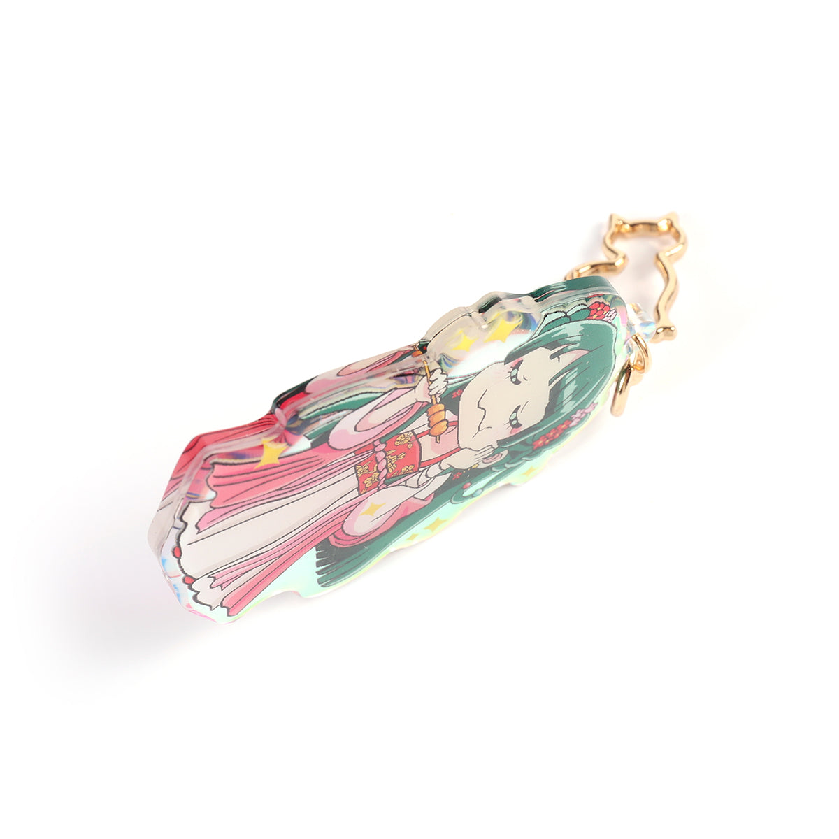 MaoMao Meat Skewer- The Apothecary Diaries- Keychain Epoxy acrylic keychains / Rainbow finish
