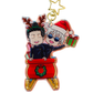 Geto Suguru X Gojo Saturo Christmas- Jujutsu Kaisen- Epoxy Holographic Acrylic Keychain
