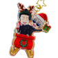 Geto Suguru X Gojo Saturo Christmas- Jujutsu Kaisen- Epoxy Holographic Acrylic Keychain