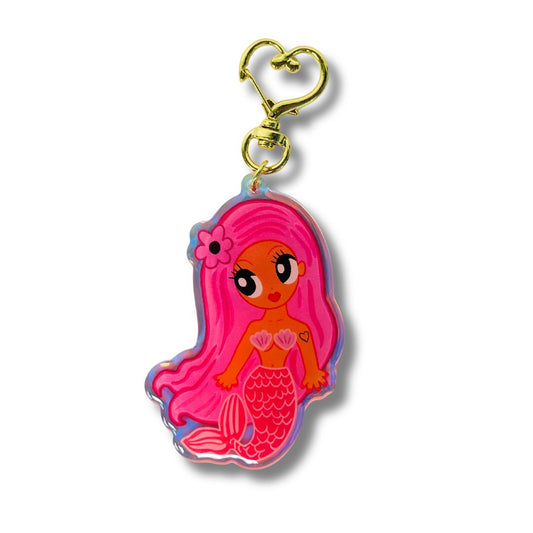 Pink Mermaid Girl