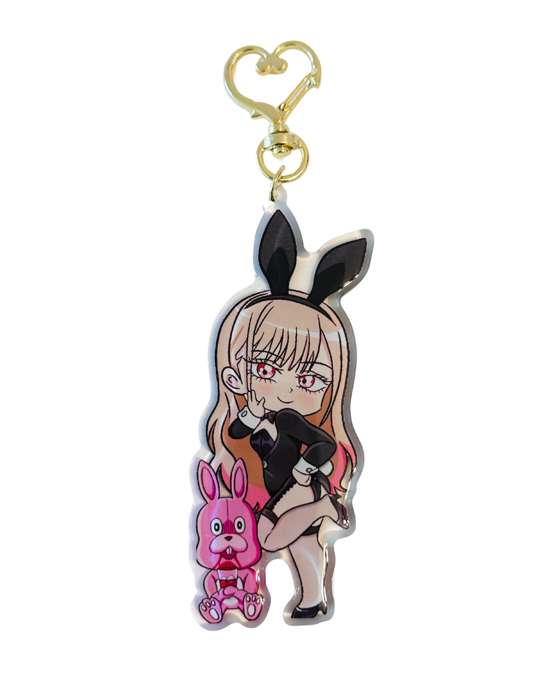 Marin Kitagawa Blue Blonde Bunny- My Dress up Darling- Double Epoxy Acrylic Keychain