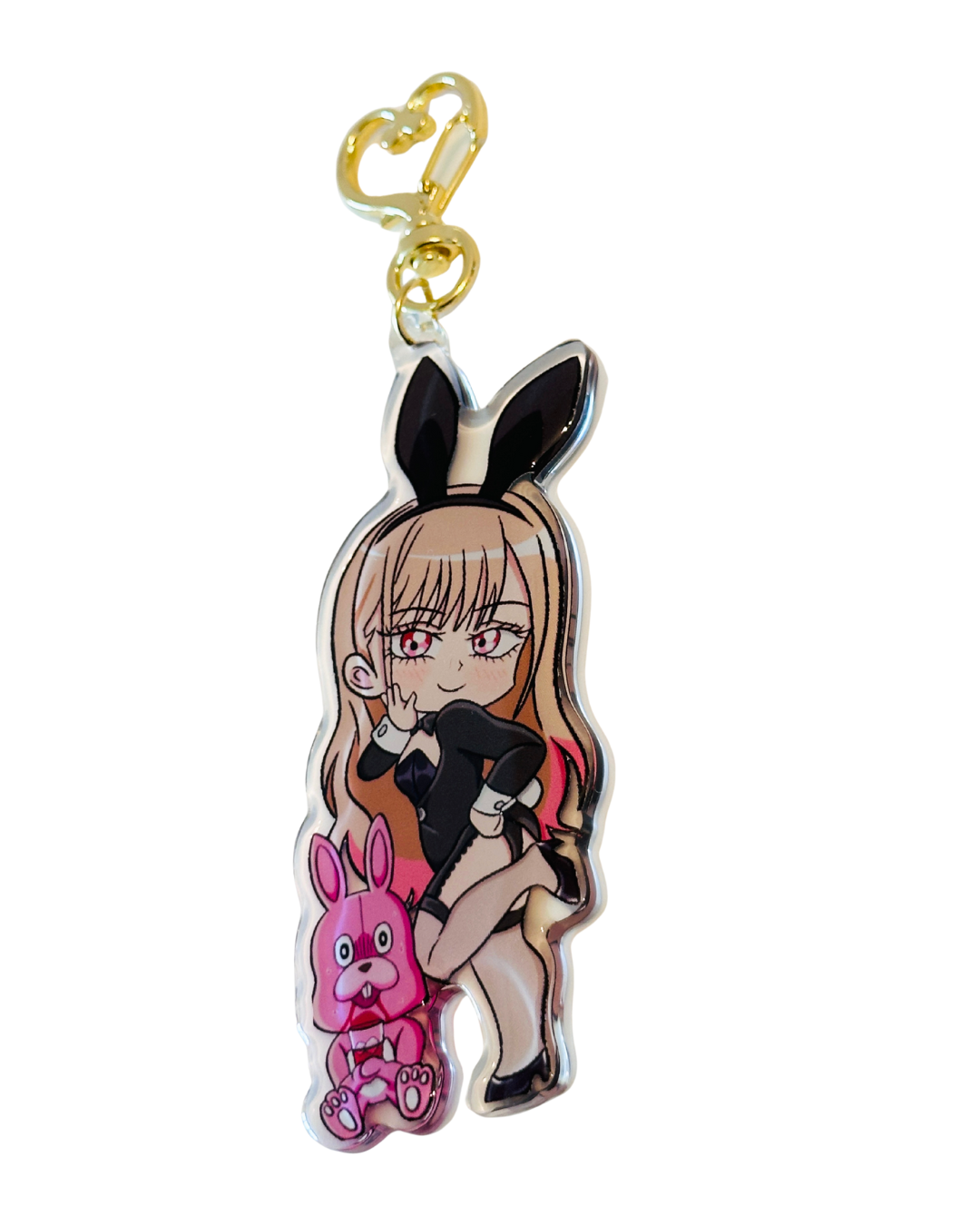 Marin Kitagawa Blue Blonde Bunny- My Dress up Darling- Double Epoxy Acrylic Keychain