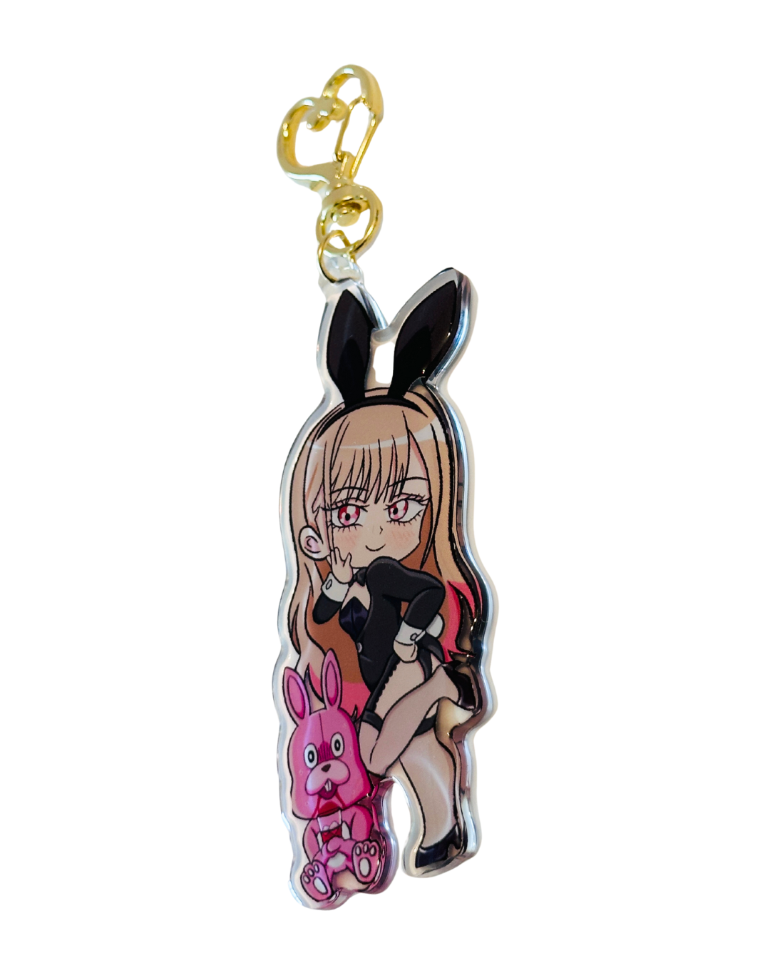 Marin Kitagawa Blue Blonde Bunny- My Dress up Darling- Double Epoxy Acrylic Keychain