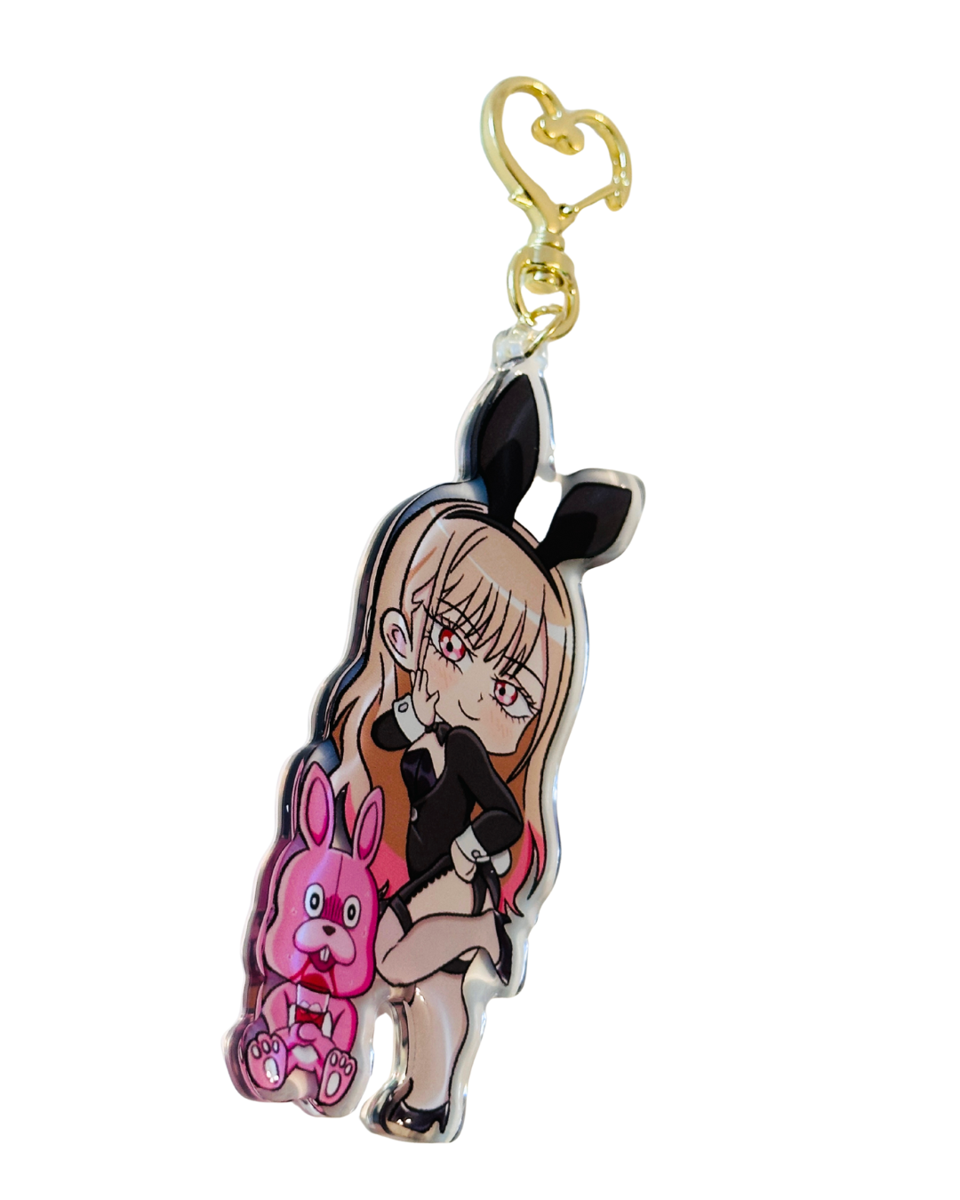 Marin Kitagawa Blue Blonde Bunny- My Dress up Darling- Double Epoxy Acrylic Keychain
