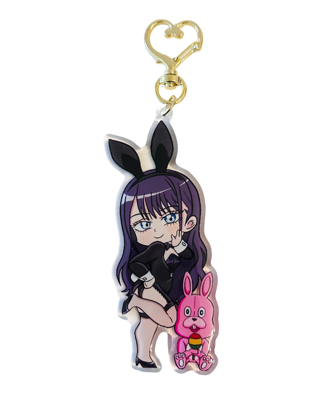 Marin Kitagawa Blue Blonde Bunny- My Dress up Darling- Double Epoxy Acrylic Keychain