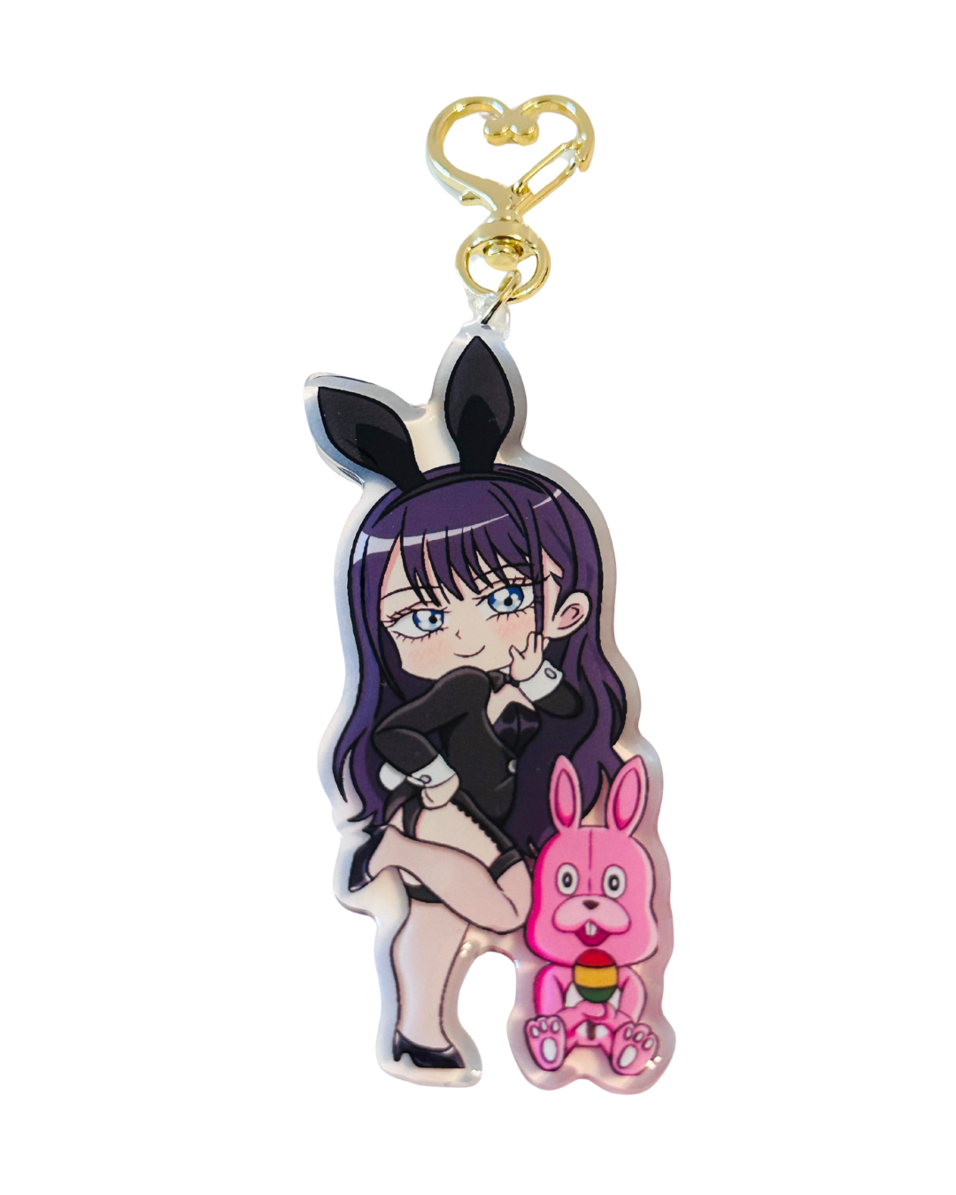 Marin Kitagawa Blue Blonde Bunny- My Dress up Darling- Double Epoxy Acrylic Keychain