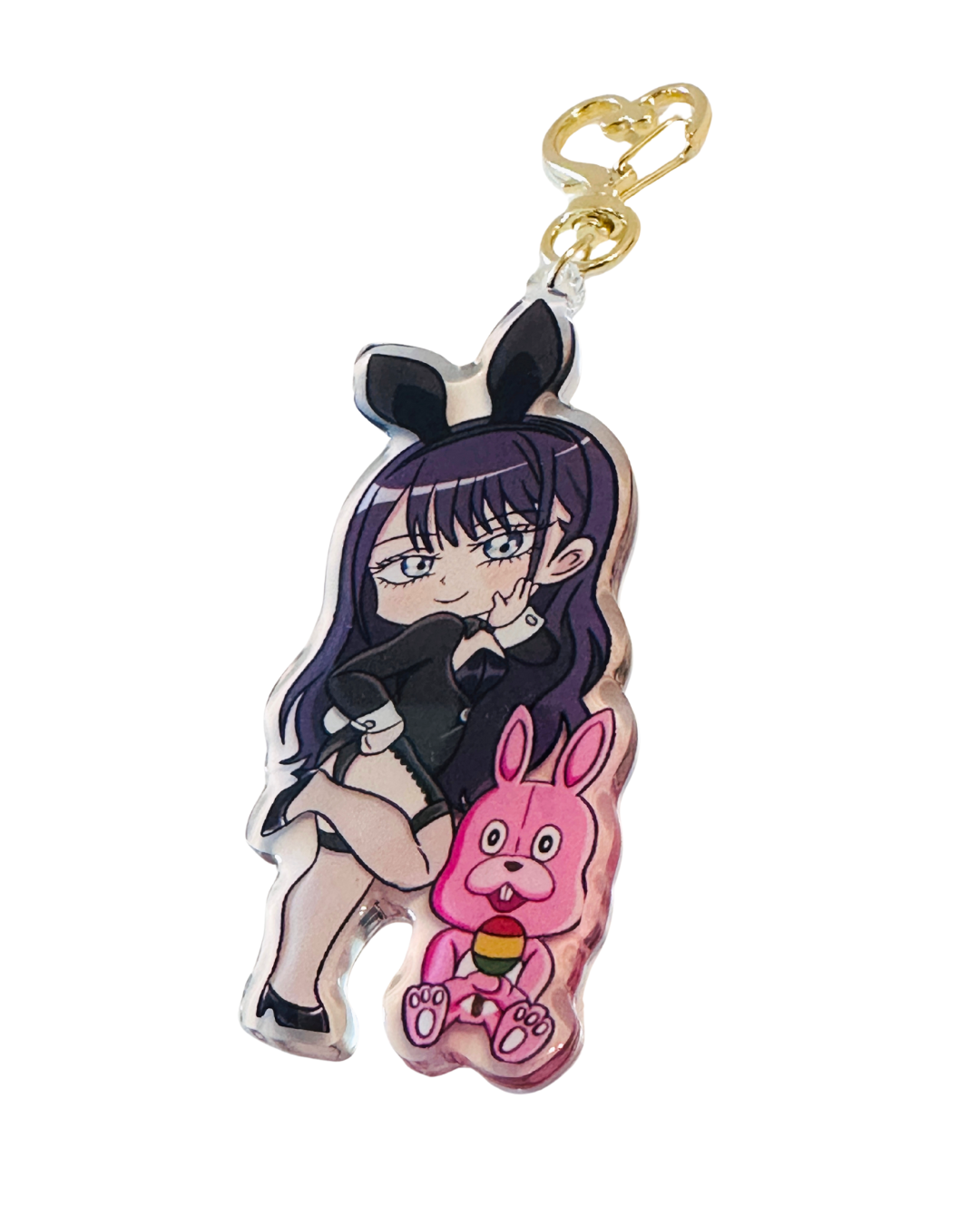 Marin Kitagawa Blue Blonde Bunny- My Dress up Darling- Double Epoxy Acrylic Keychain