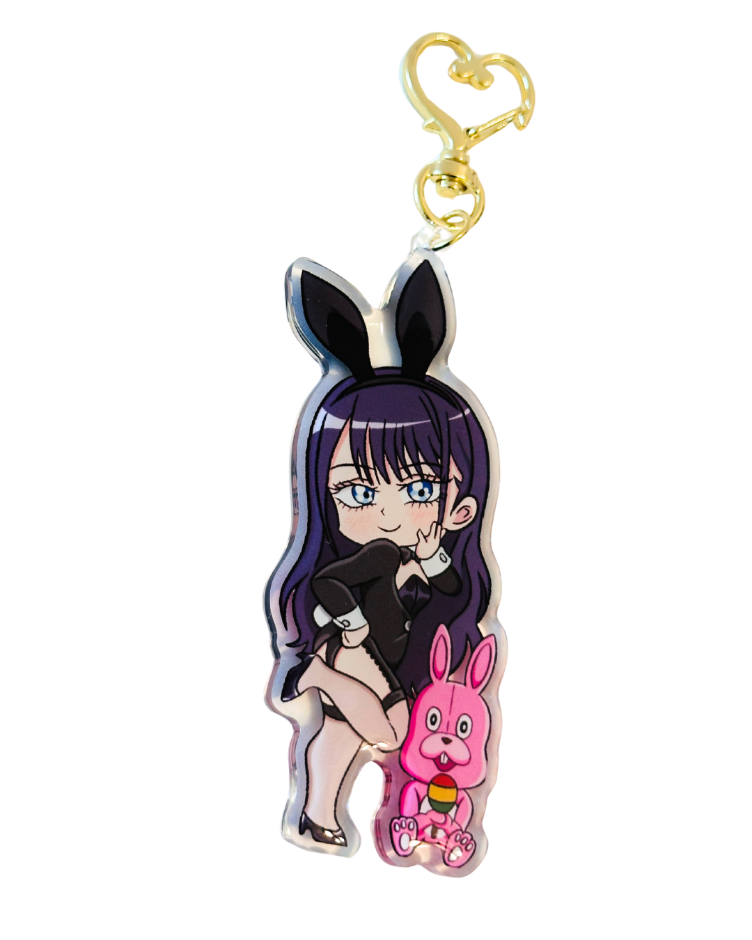 Marin Kitagawa Blue Blonde Bunny- My Dress up Darling- Double Epoxy Acrylic Keychain
