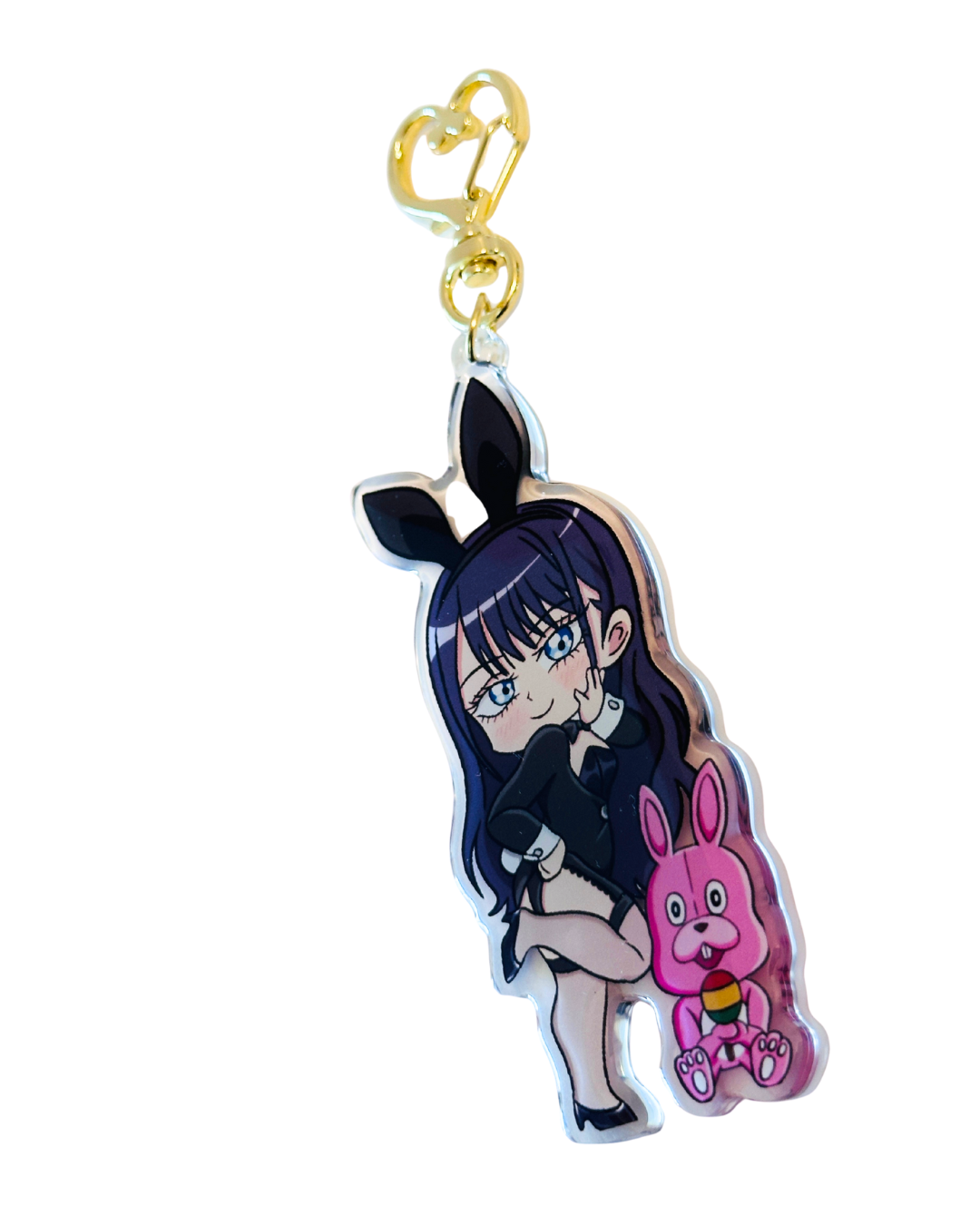 Marin Kitagawa Blue Blonde Bunny- My Dress up Darling- Double Epoxy Acrylic Keychain