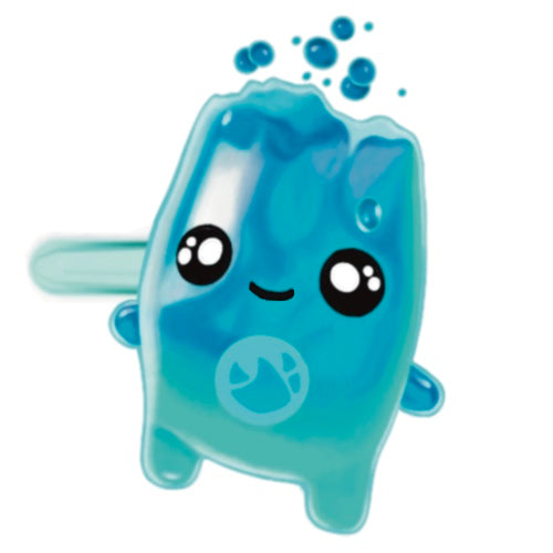 Water & Cloud Sprite Two Hair Clips