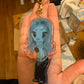 Blue Karol Colombian Singer Epoxy Keychain