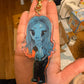 Blue Karol Colombian Singer Epoxy Keychain