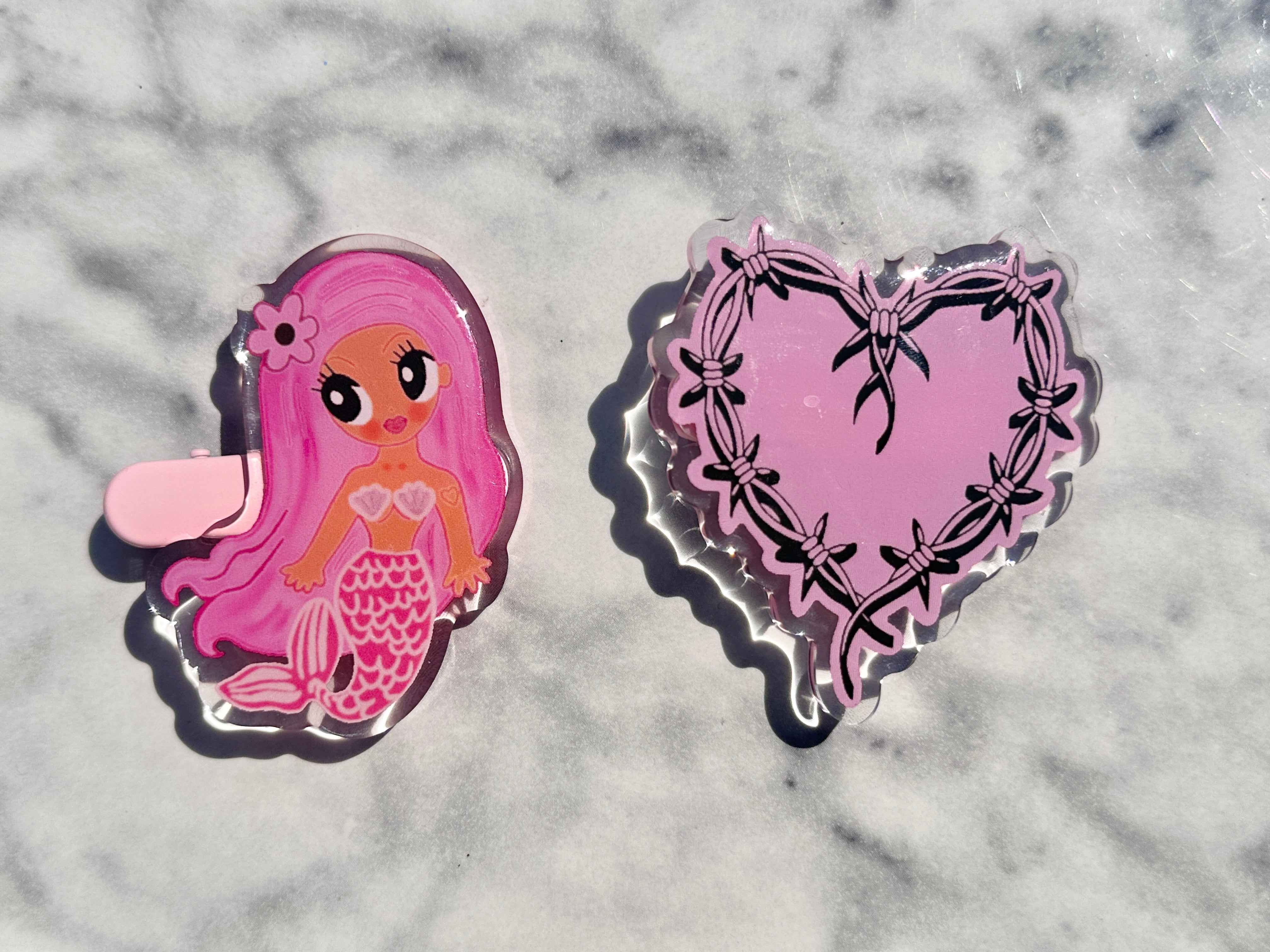 Karol G Bichota Three Hair Clips – StacySoArtsy