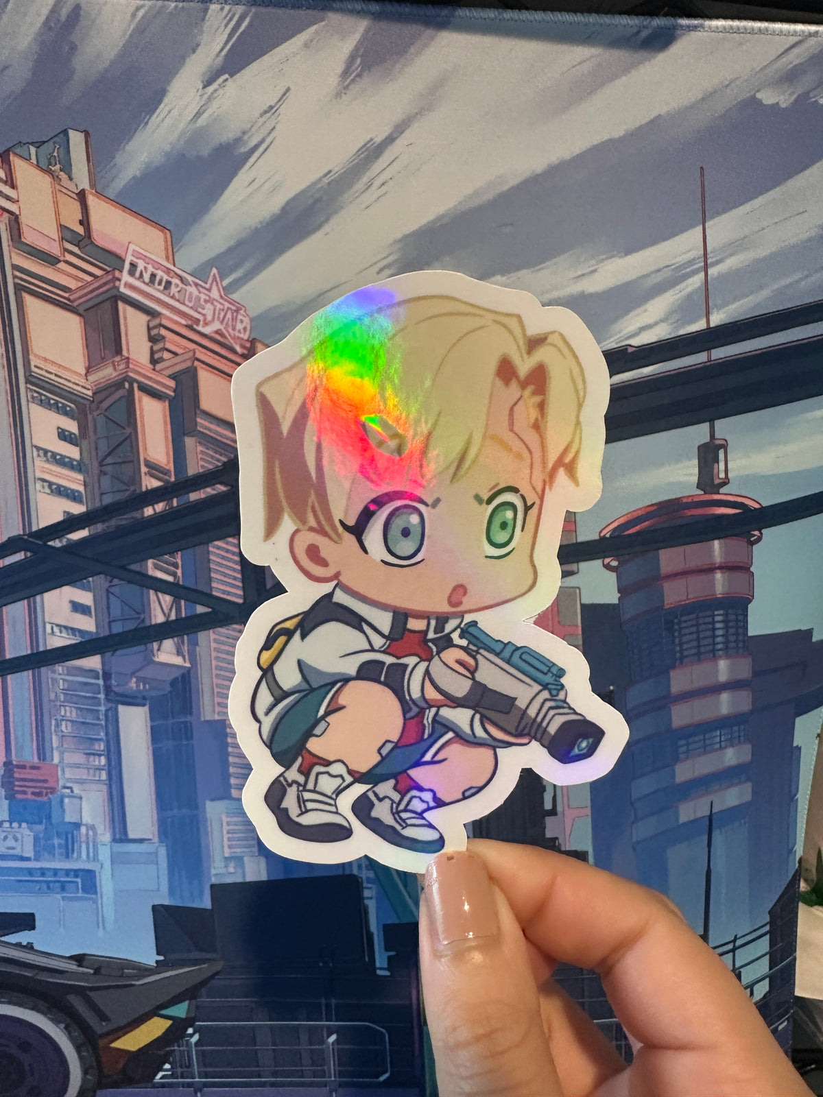 CAMERA BOY CYBERPUNK 4IN STICKER