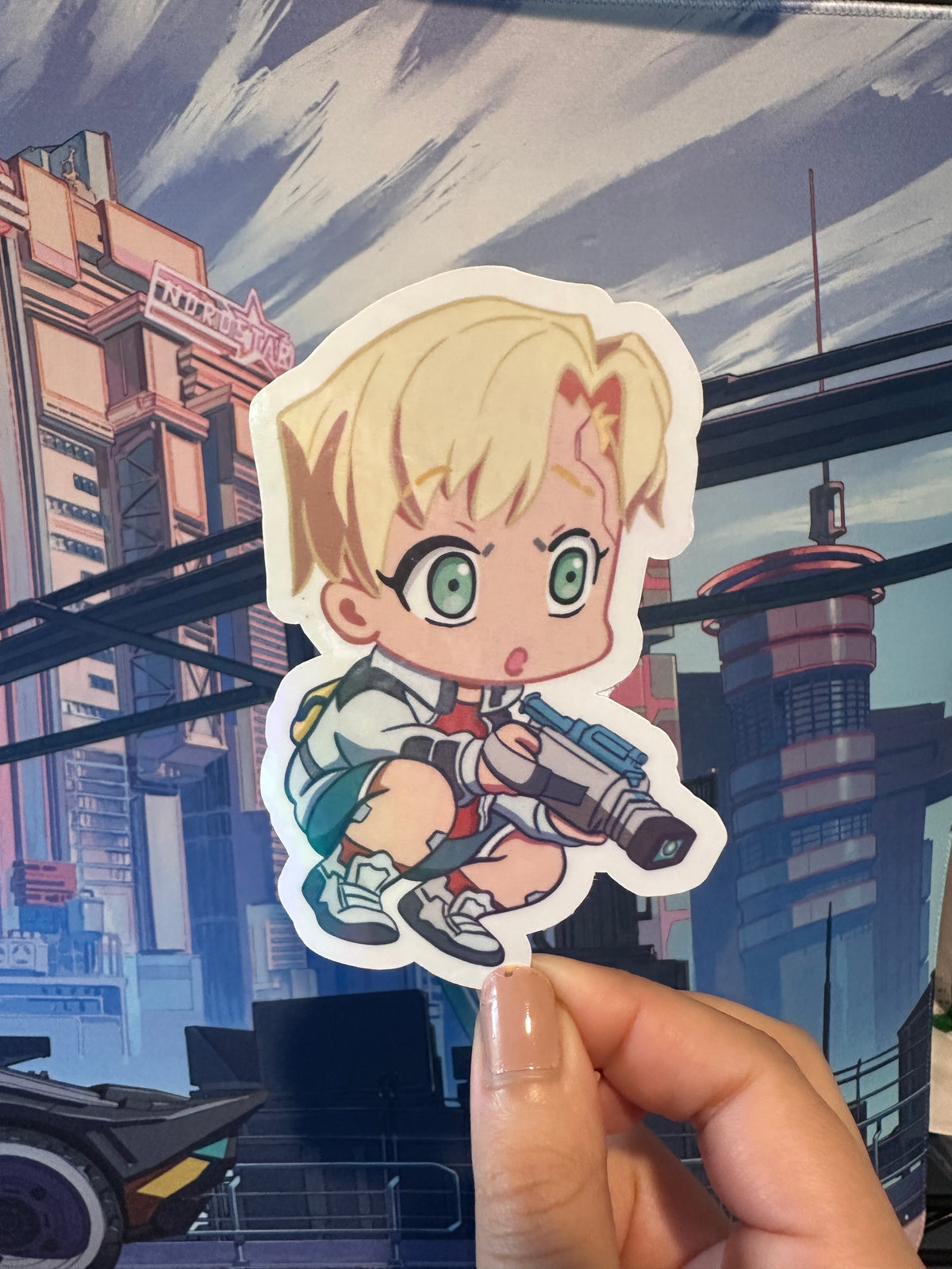 CAMERA BOY CYBERPUNK 4IN STICKER