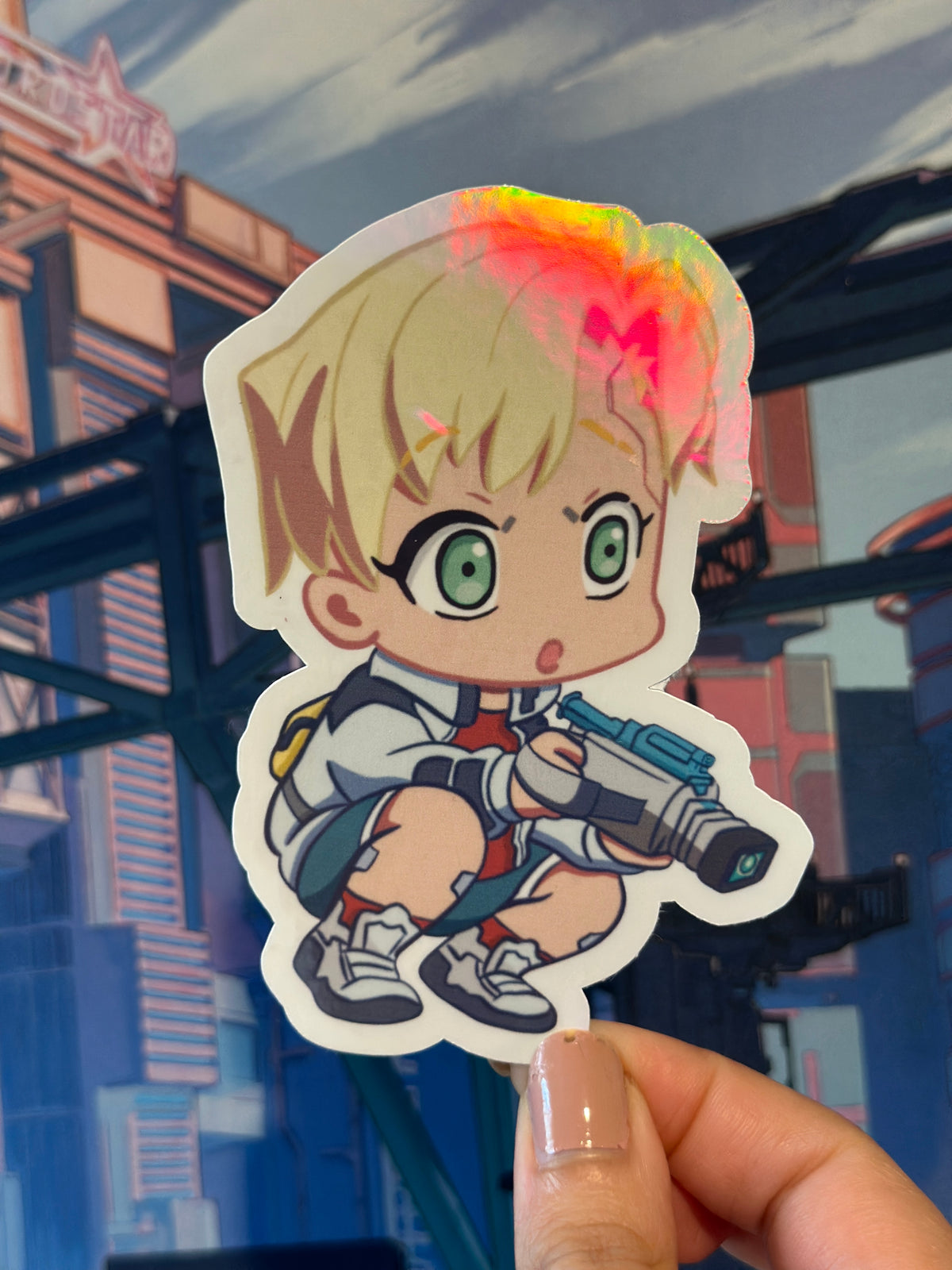 CAMERA BOY CYBERPUNK 4IN STICKER