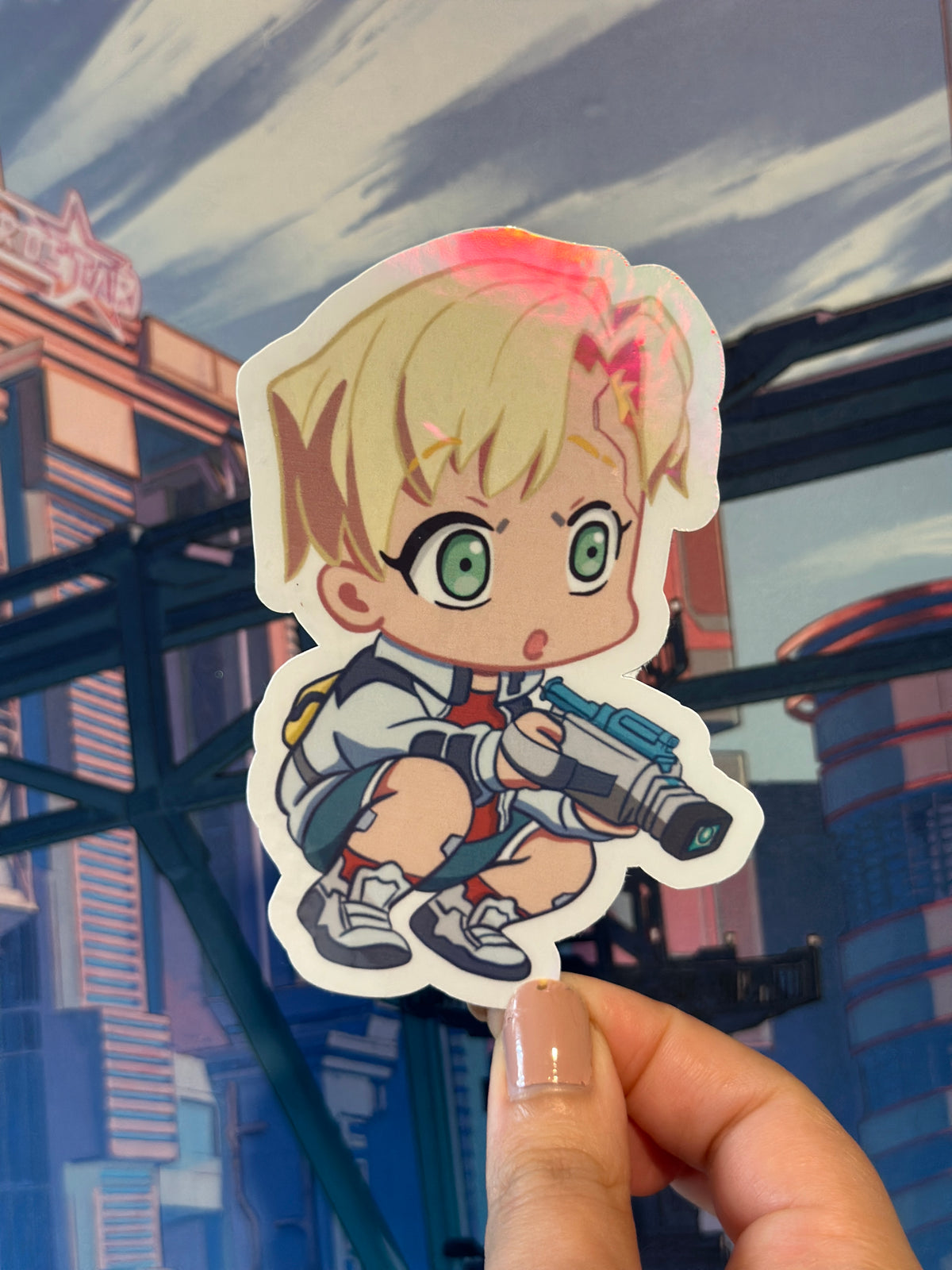 CAMERA BOY CYBERPUNK 4IN STICKER