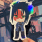 D Blue Cyberpunk 4 inch Sticker