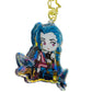 Jinx- Arcane- Keychain Epoxy acrylic keychains / Rainbow finish