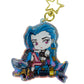 Jinx- Arcane- Keychain Epoxy acrylic keychains / Rainbow finish