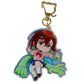 Momo Ayase- Dandadan- Keychain Epoxy acrylic keychains / Rainbow finish