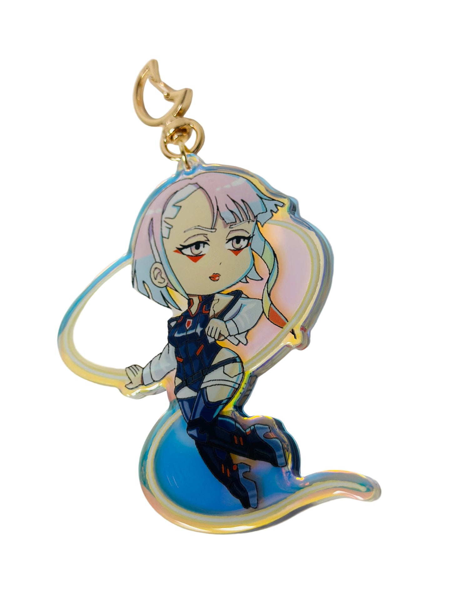 Lucy -Cyberpunk Edgerunners -Epoxy acrylic keychains