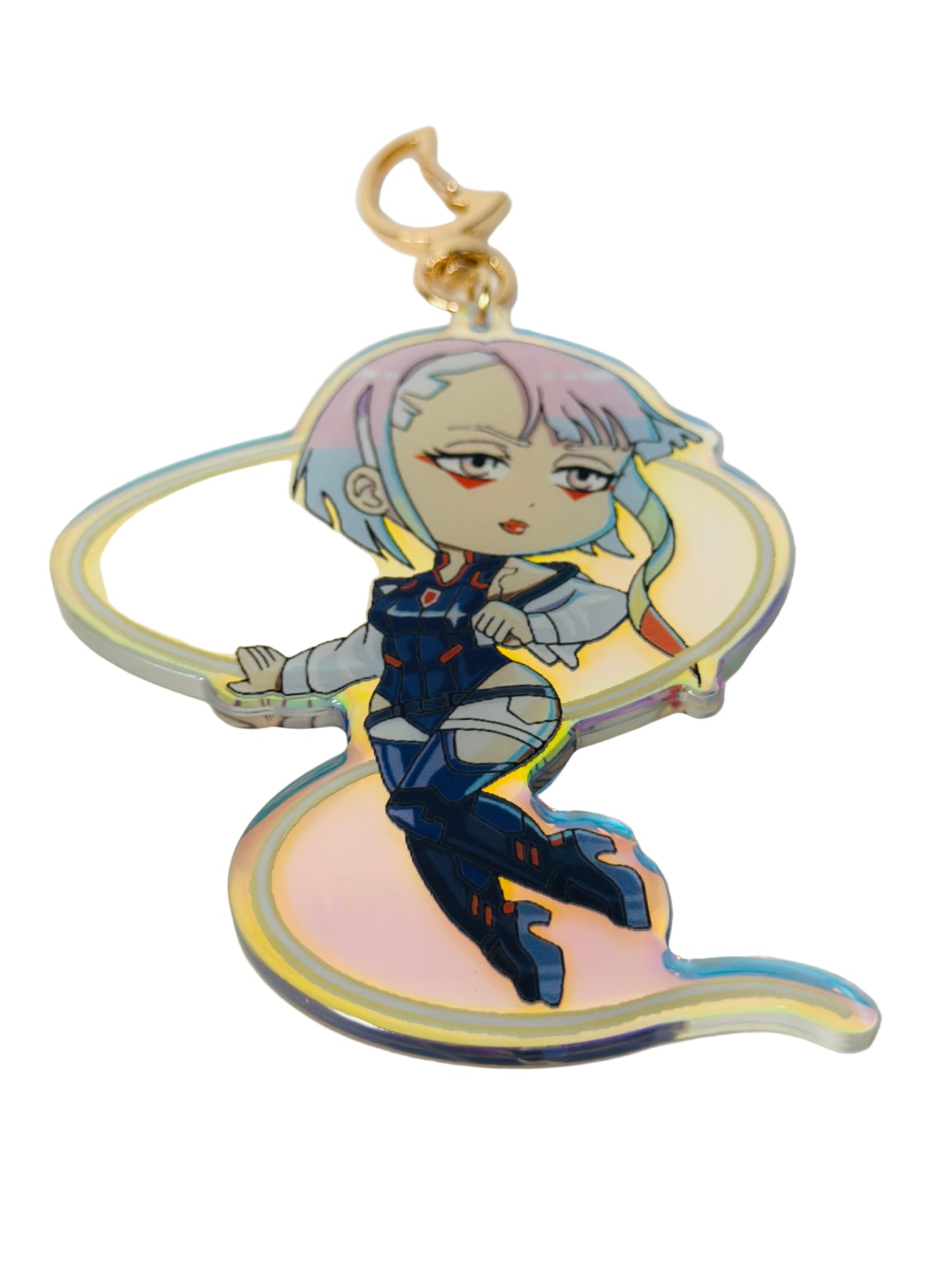 Lucy -Cyberpunk Edgerunners -Epoxy acrylic keychains
